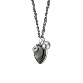 Weißgold, Halsschmuck, Gellner MELANGE Collier 5-23101-03