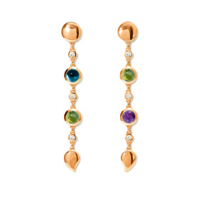         Roségold, Ohrringe, Tamara Comolli BOUTON Ohrringe Long 'Aurora' E-BOU-3-Aur-Cl-rg