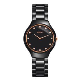 Damenuhr, Rado True Thinline Diamonds R27742722