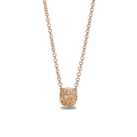 Weißgold, Halsschmuck, Pomellato Nudo Petit Halskette mit Anhänger PCC2601O6000DBR00