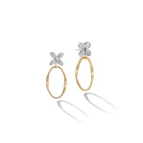 Weißgold, Ohrringe, Marco Bicego Marrakech Onde Ohrhänger OG394_B3_YW_M5