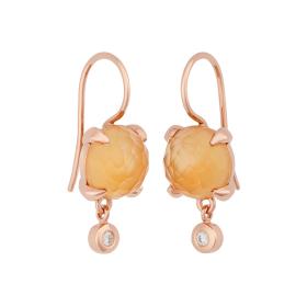 Roségold, Ohrringe, Bron Catch Ohrhänger 8OR4878CIRBR
