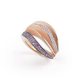 Roségold, Ringe, Annamaria Cammilli Velaa Color Ring GAN3298V08P