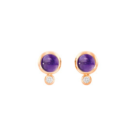         Roségold, Ohrringe, Tamara Comolli BOUTON Ohrstecker E-BOU-Am-Cl-rg