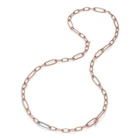 Rotgold, Halsschmuck, IsabelleFa Lange Kette "Dorique" Pavé 13711-77BMO-20BKL-RR