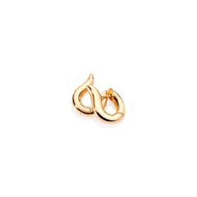 Gelbgold, Ohrringe, Tamara Comolli SIGNATURE Hoop Ohrringe small 18K Gelbgold E-Ho-s-yg