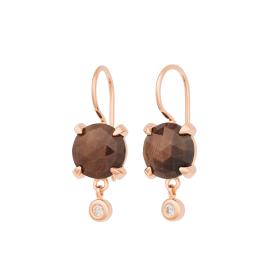 Roségold, Ohrringe, Bron Catch Ohrschmuck 8OR4878BSBBR
