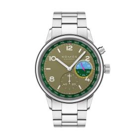 Unisex, NOMOS Glashütte Club Sport Neomatik Weltzeit Jungle 790.S2