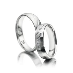 Weißgold, Ringe, Meister Trauringe Phantastics 112.8890.01/112.8890.00-W