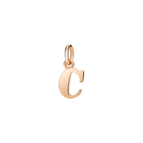 Roségold, Halsschmuck, DoDo Anhänger Buchstabe C DMB2006-LETCL-0009R