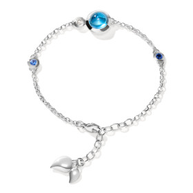         Weißgold, Armschmuck, Tamara Comolli BOUTON Mini Chain Armband 'Ocean' Small/Medium B-BOU-c-Oce-sm-wg