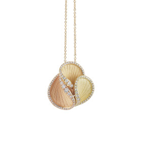 Roségold, Halsschmuck, Annamaria Cammilli Musa Anhänger mit Halskette GPE2526G