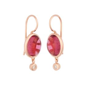 Roségold, Ohrringe, Bron Sushi Ohrhänger 8OR4862RTCBR