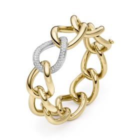 Gelbgold, Armschmuck, IsabelleFa Armband "Grace 24" Pavé 60024-21BMO-GG