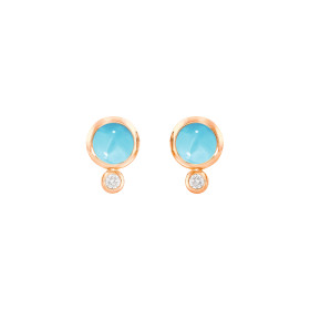         Roségold, Ohrringe, Tamara Comolli BOUTON Ohrstecker E-BOU-Tur-Cl-rg