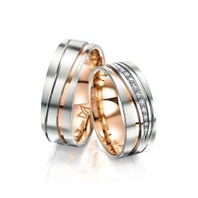 Weißgold, Ringe, Meister Trauringe Phantastics 112.8962.01/112.8962.00-RW