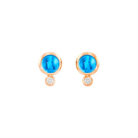         Roségold, Ohrringe, Tamara Comolli BOUTON Ohrstecker E-BOU-ToSw-Cl-rg