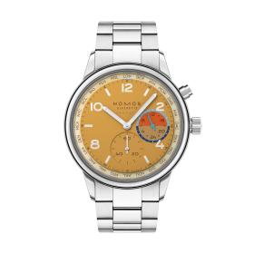 Unisex, NOMOS Glashütte Club Sport Neomatik Weltzeit Dune 790.S6