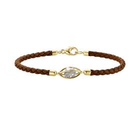 Leder, Armschmuck, Leo Wittwer Rough Cut® Leder Armband 62-1010970-9410--w