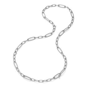 Weißgold, Halsschmuck, IsabelleFa Lange Kette "Dorique" Pavé 13711-77BMO-20BKL-WG