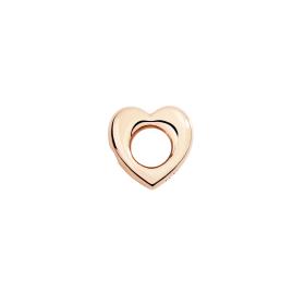 Roségold, Accessoires/Sonstiges, DoDo Abdeckung Spaltring aus Roségold DUC5001-HEART-0009R