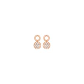 Roségold, Ohrringe, Bron Stardust Einhänger 8OR4817BR