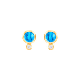         Gelbgold, Ohrringe, Tamara Comolli BOUTON Ohrstecker E-BOU-ToSw-Cl-yg