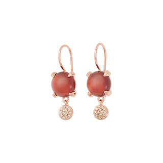 Roségold, Ohrringe, Bron Catch Ohrschmuck, Ref: 8OR4892HECCBR