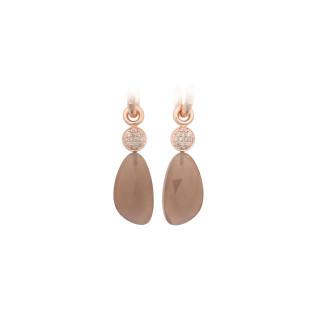 Roségold, Ohrringe, Bron Stardust Ohrschmuck, Ref: 8OR4838CBRMGB