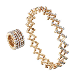 Roségold, Ringe, Serafino Consoli Serafino Multi-Size Ring und Armreif, Ref: S.RB 5F4 RG WD
