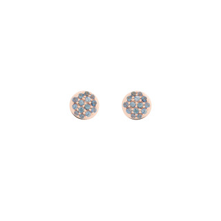 Roségold, Ohrringe, Bron Stardust Ohrschmuck, Ref: 8OR4815NK