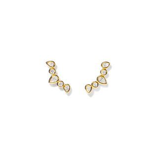 Gelbgold, Ohrringe, Tamara Comolli SIGNATURE Ohrringe Crawler Classic, Ref: E-SIG-Cra-Cl-yg
