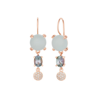 Roségold, Ohrringe, Bron Catch Ohrschmuck, Ref: 8OR4891AQCTBBR