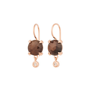 Roségold, Ohrringe, Bron Catch Ohrschmuck, Ref: 8OR4878BSBBR