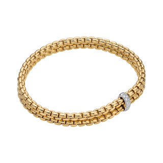 Gelbgold, Armschmuck, FOPE Eka Flex'it Armband, Ref: 75501BX_BB_G_XBX_0XS