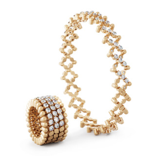 Roségold, Ringe, Serafino Consoli Serafino Multi-Size Ring und Armreif, Ref: S.RB 5HMI4 RG WD