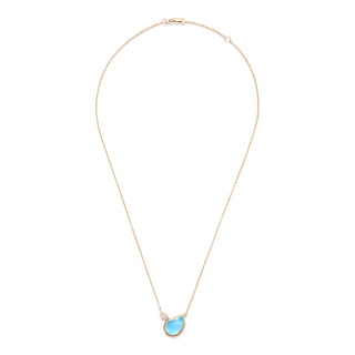 Roségold, Halsschmuck, Tamara Comolli SIGNATURE Halskette 2 Drops, Ref: N-Sig-2Dr-ToSw-p-rg