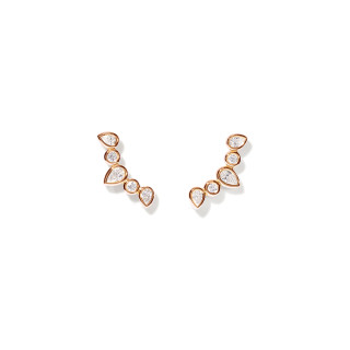 Roségold, Ohrringe, Tamara Comolli SIGNATURE Ohrringe Crawler Classic, Ref: E-SIG-Cra-Cl-rg
