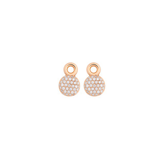 Roségold, Ohrringe, Bron Stardust Ohrschmuck, Ref: 8OR4797BR