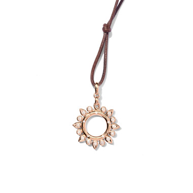         Roségold, Halsschmuck, Tamara Comolli SIGNATURE Anhänger Sun Classic Small
