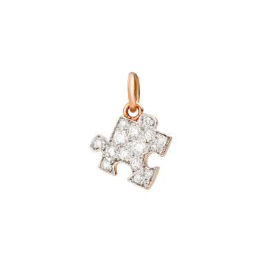 Roségold, Halsschmuck, DoDo Anhänger Puzzle „Precious“
