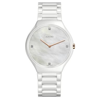 Unisex, Quarzwerk, Rado True Thinline Diamonds