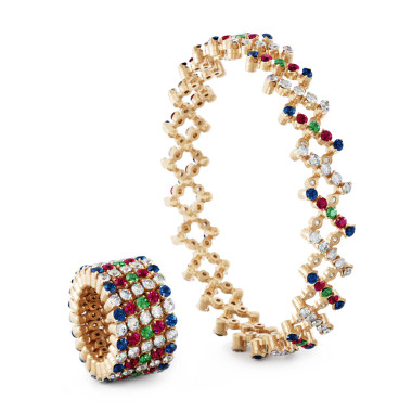         Roségold, Ringe, Serafino Consoli Serafino Multi-Size Ring und Armreif