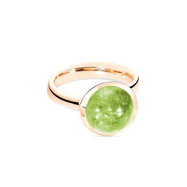 Ringe, Roségold, Tamara Comolli BOUTON Ring large Peridot