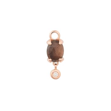 Ohrringe, Roségold, Bron Catch Ohrschmuck