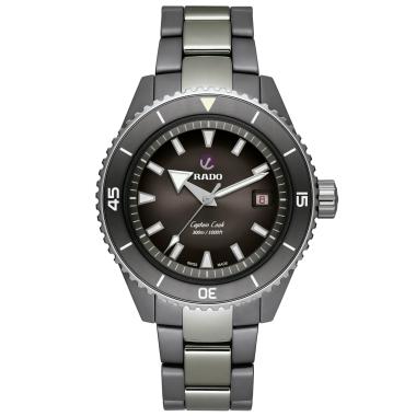 Herrenuhr, Automatik, Rado Captain Cook High-Tech Ceramic Diver
