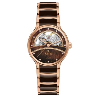 Damenuhr, Automatik, Rado Centrix Automatic Diamonds Open Heart
