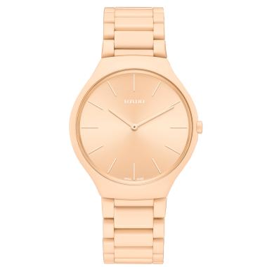 Unisex, Quarzwerk, Rado True Thinline Les Couleurs™ Le Corbusier Pale Sienna 32123