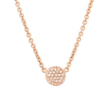 Halsschmuck, Roségold, Bron Stardust Halskette