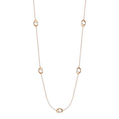 Halsschmuck, Weißgold, Annamaria Cammilli Dune Lange Kette
